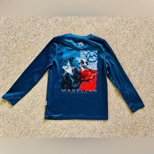 Magellan Outdoors Kids Blue Long Sleeve Shirt